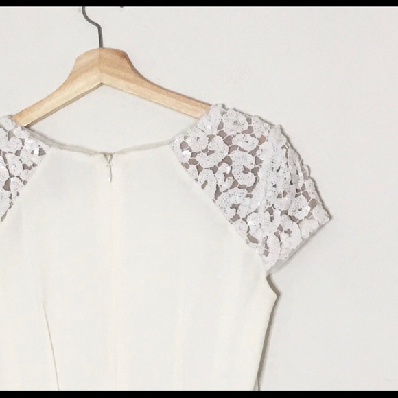 BCBG Max Azria Sequin Dress Charlize Gardenia - Picture 3 of 8